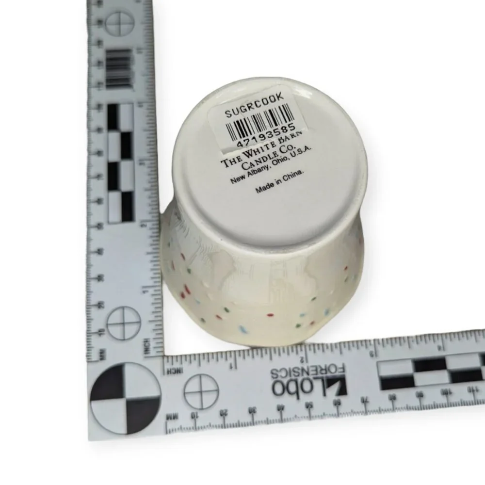 The White Barn Candle Company Sugar Cookie Christmas Tree Ceramic Votive Holder - Picture 8 of 9